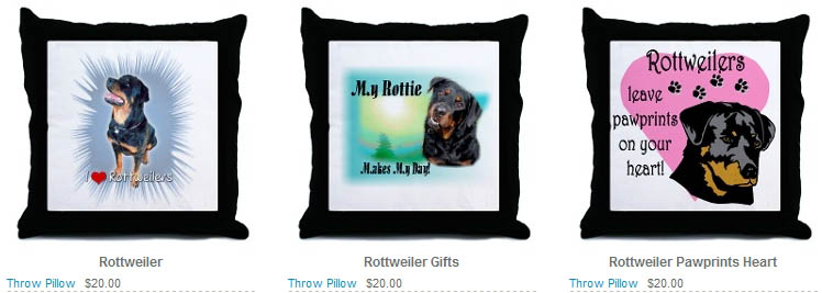 rottweiler pillows
