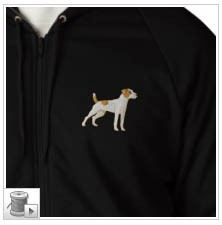 embroidered Jack Russell Shirt