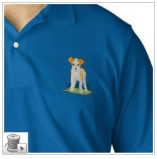 embroidery Jack Russell Terrier Puppy Shirts
